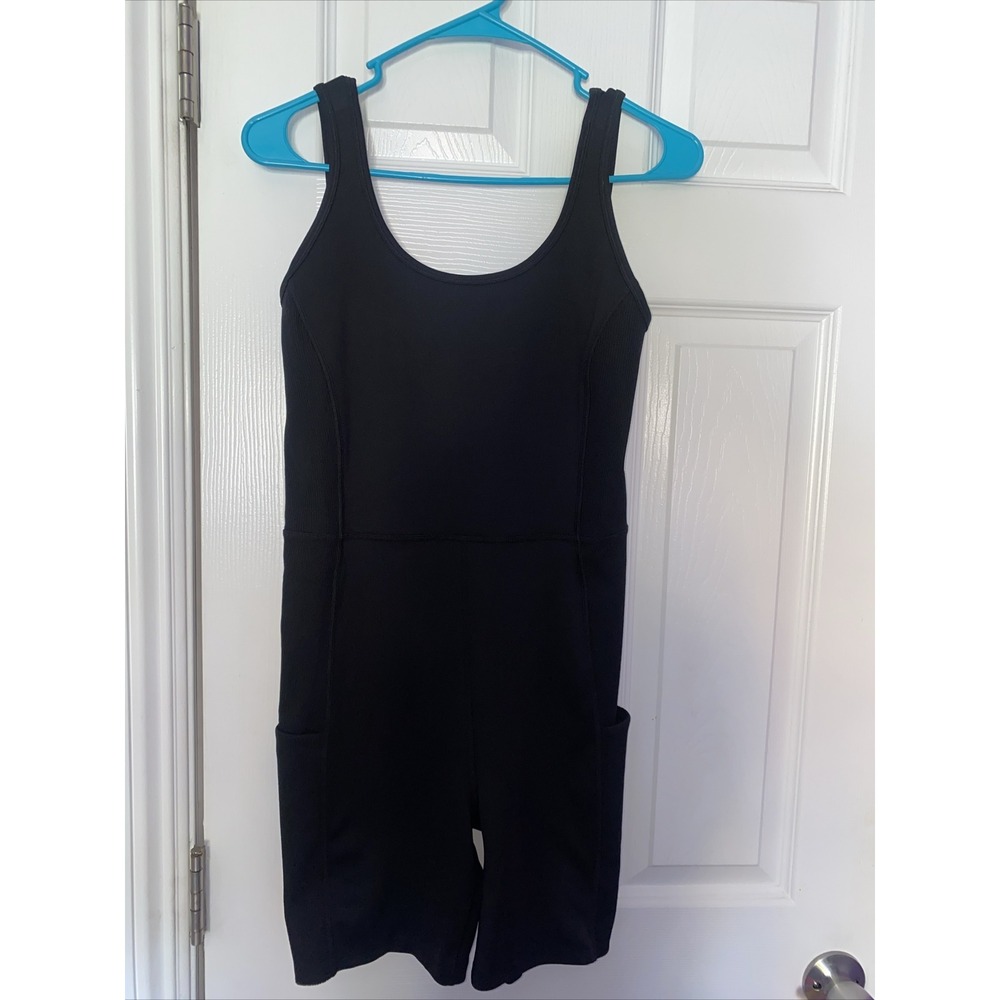 The North Face Women's Size Large Black‎ Dune Sky Rompers Ribbed $100 NWT